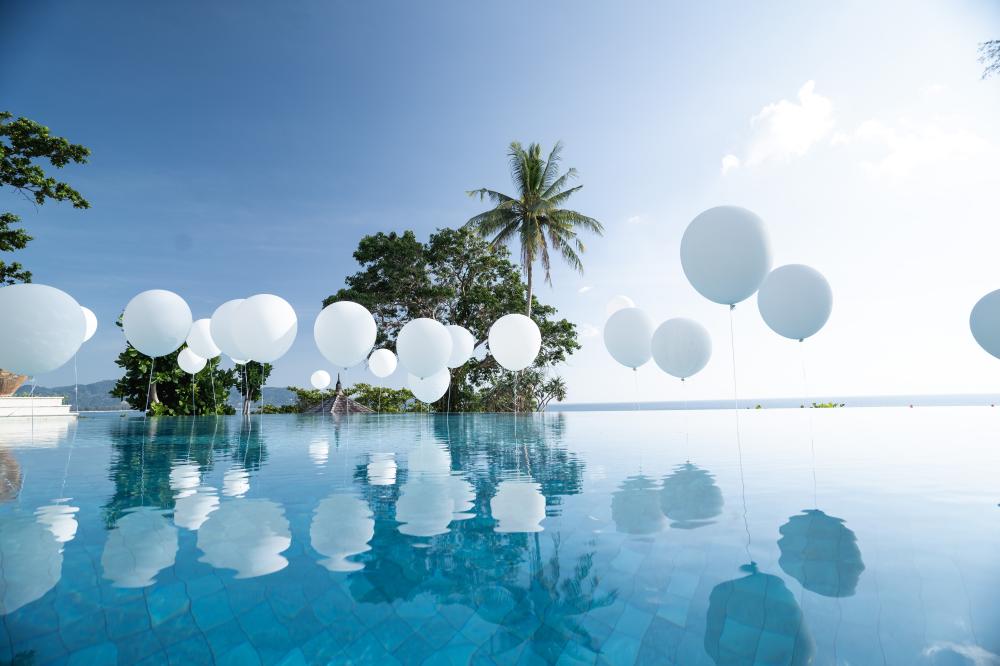 инфинити бассейн и декор