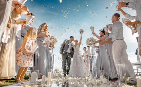 молодожены и гости 22