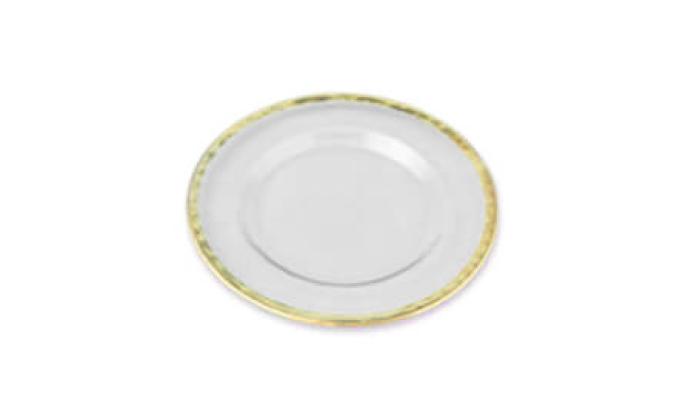 Gold Rim Charger Plate
