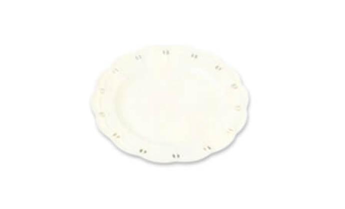 Vintage wavy hollow plate