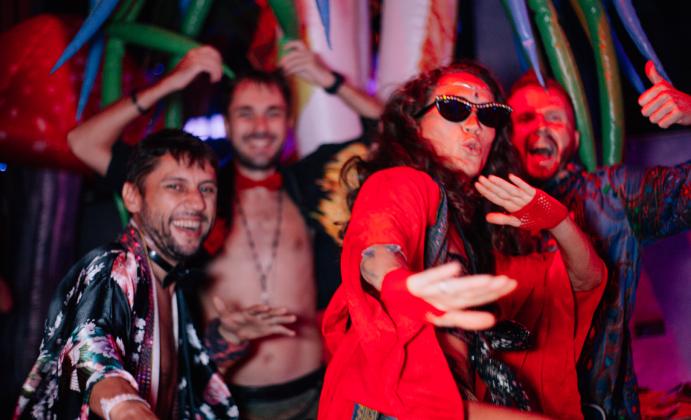 Red-Themed Birthday Celebration