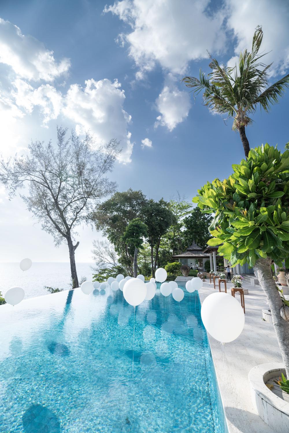 инфинити бассейн и декор