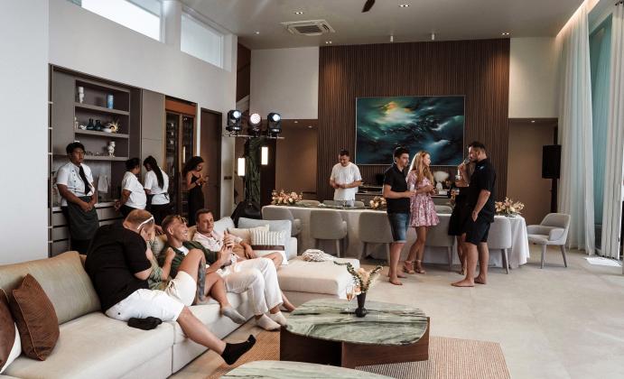 Birthday at a seaview villa