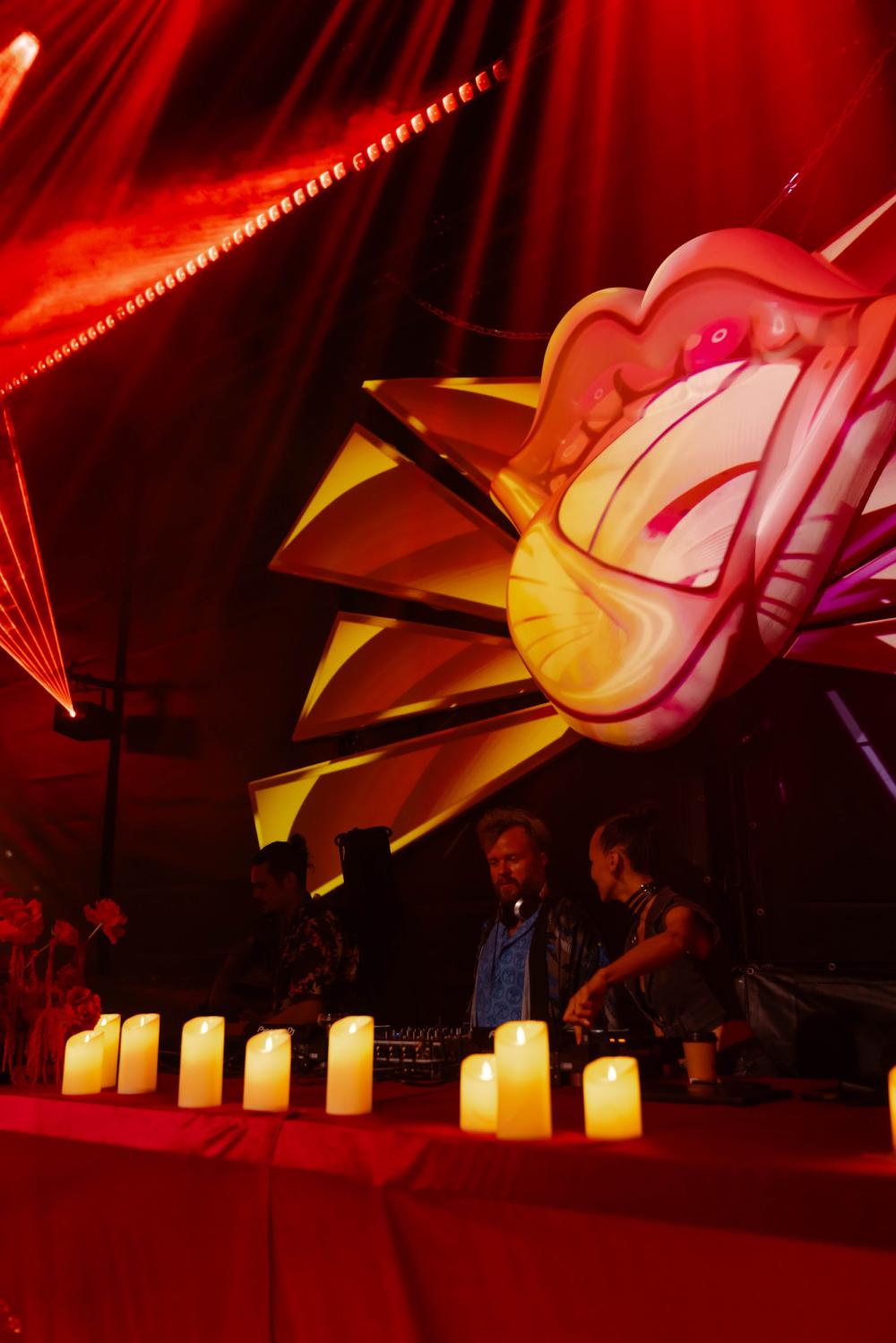 декор на танцполе