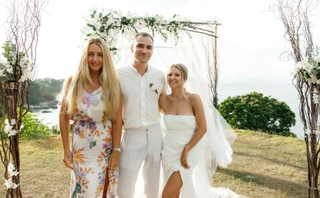 молодожены и гости 36