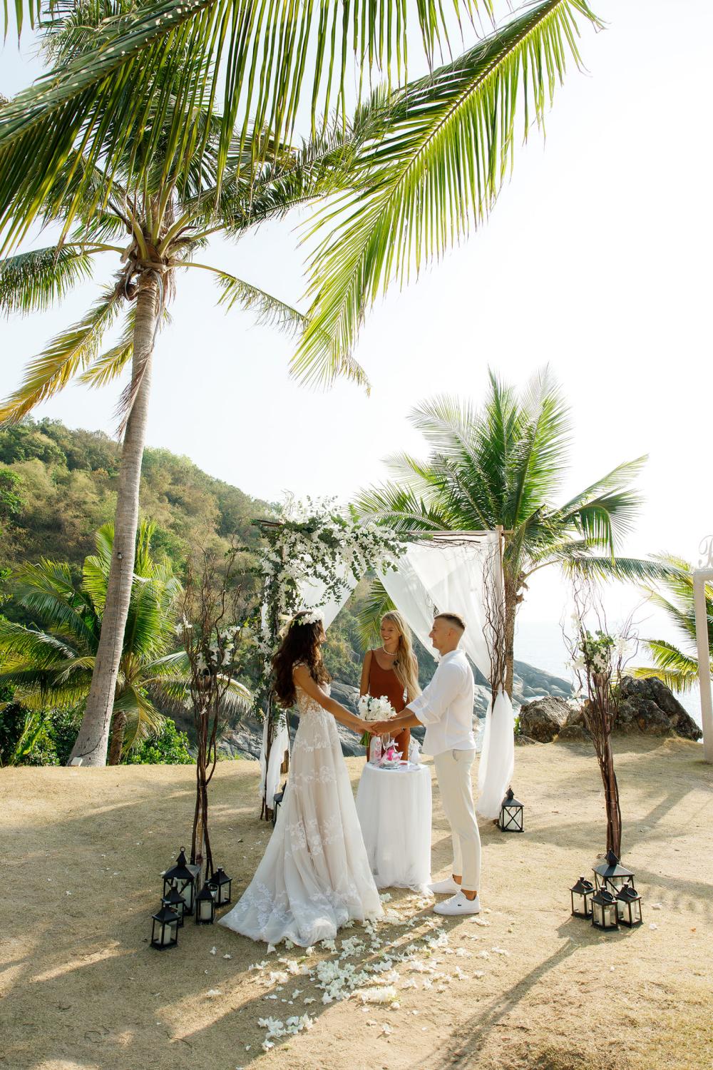 молодожены