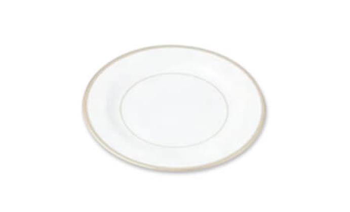 Silver beaded charger plate