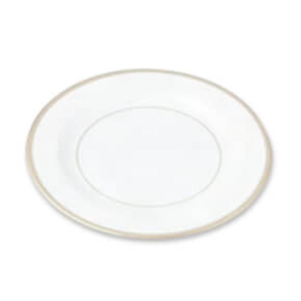 Silver beaded charger plate