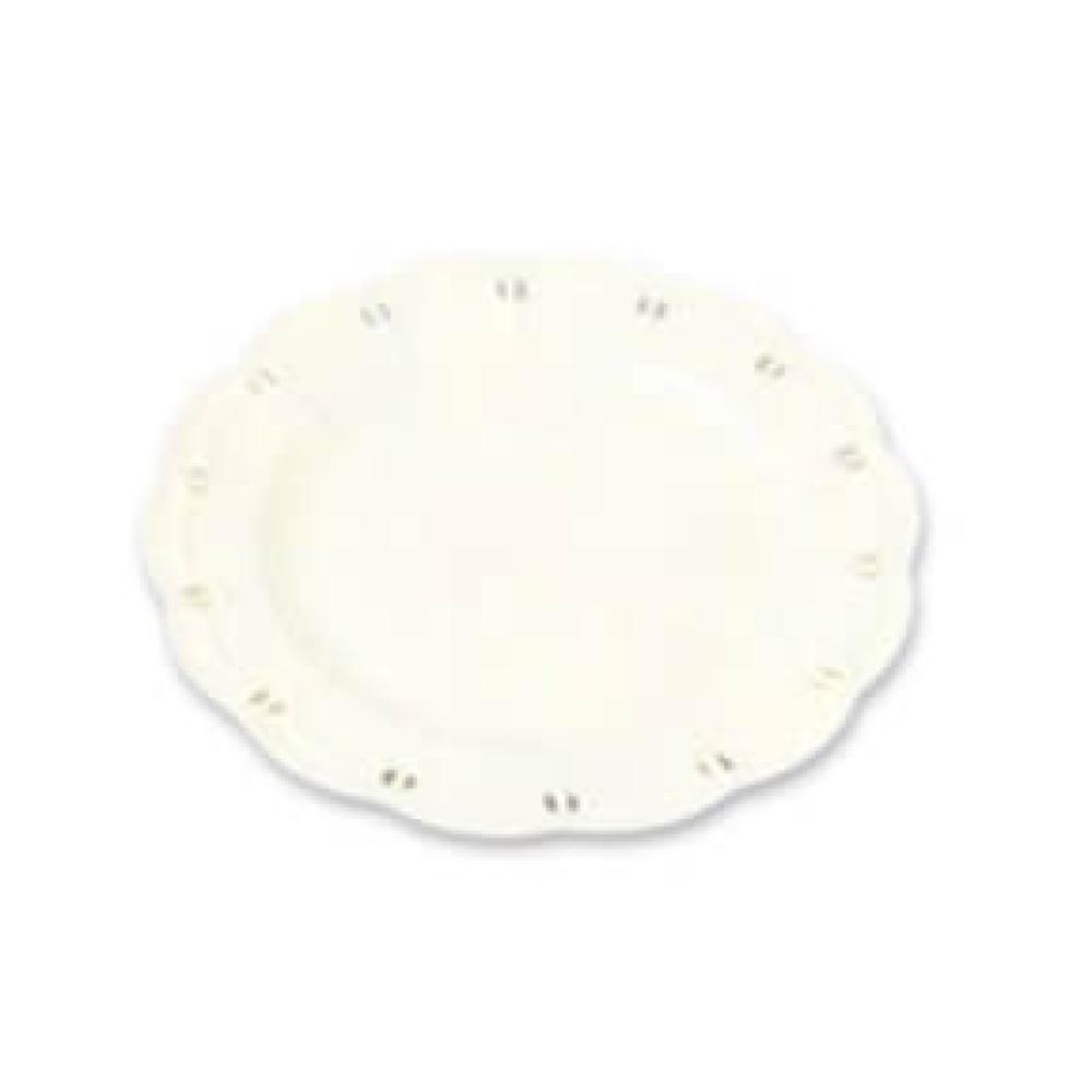 Vintage wavy hollow plate